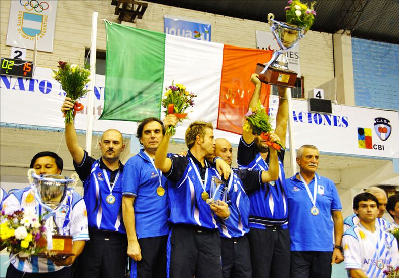Итальянские боччисты - чемпионы миры